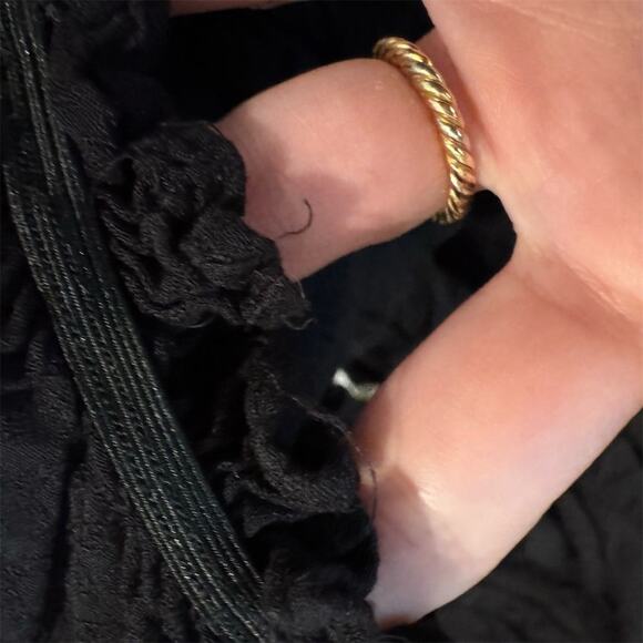 Free People Black Sleeveless Romper Frayed Edges Boho Whimsygoth Size L READ - Picture 5 of 10